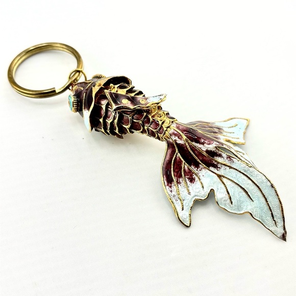 Boho & Spiritual Keychain MEGA Bundle - Lot of 5 (Koi, Elephant, Stone) - Picture 11 of 14